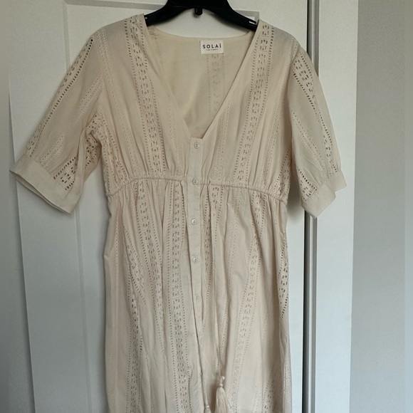 Emile V Dress Off White - Picture 2 of 7